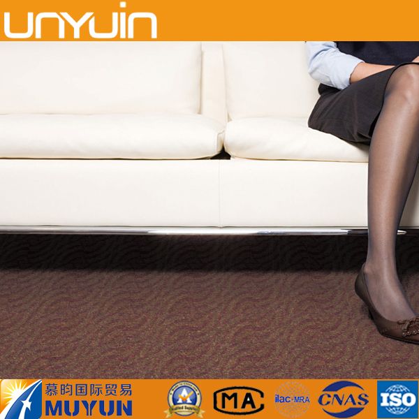Carpet Texture PVC Flooring, Vinyl Floor Tile for Office/China Supplier